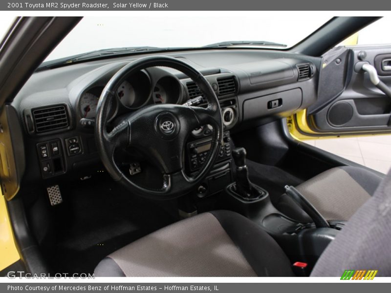  2001 MR2 Spyder Roadster Black Interior