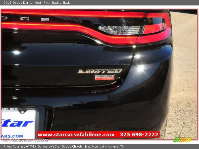 Pitch Black / Black 2013 Dodge Dart Limited