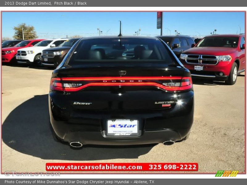 Pitch Black / Black 2013 Dodge Dart Limited