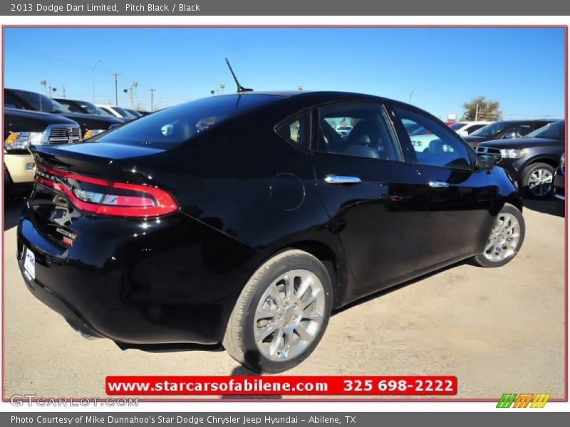 Pitch Black / Black 2013 Dodge Dart Limited