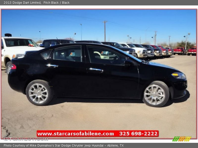 Pitch Black / Black 2013 Dodge Dart Limited