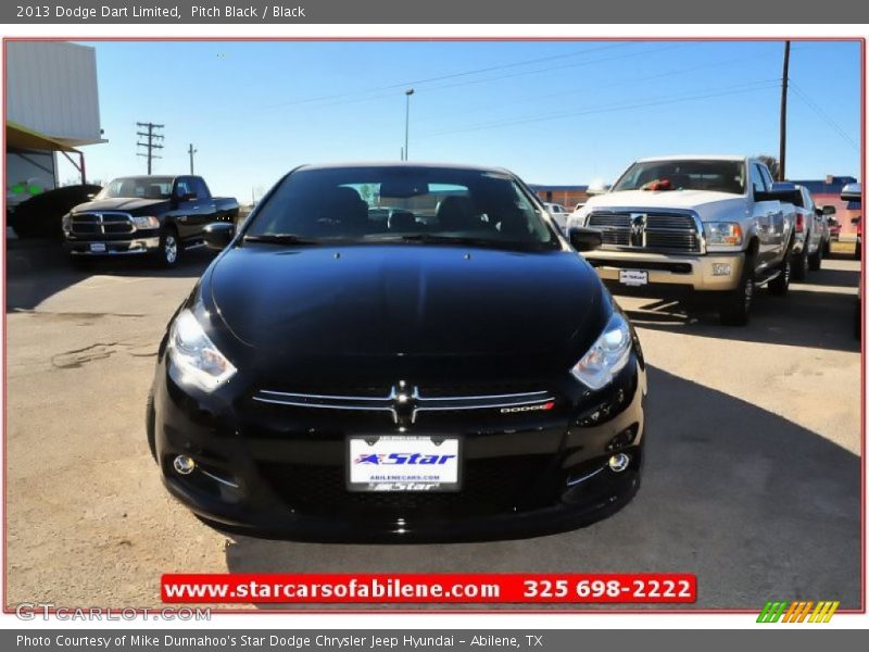 Pitch Black / Black 2013 Dodge Dart Limited