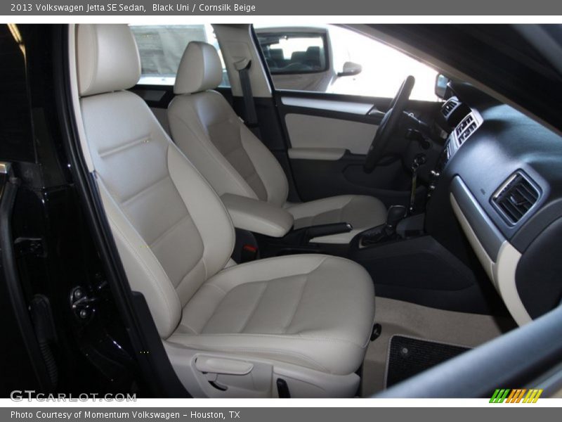 Black Uni / Cornsilk Beige 2013 Volkswagen Jetta SE Sedan