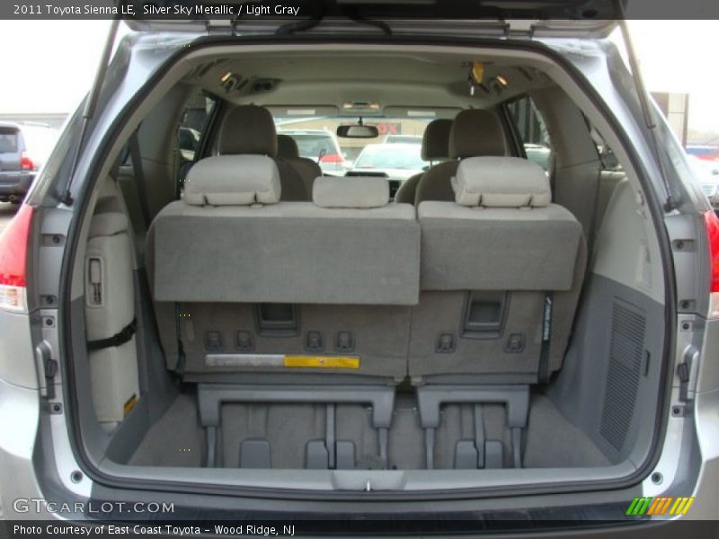 Silver Sky Metallic / Light Gray 2011 Toyota Sienna LE