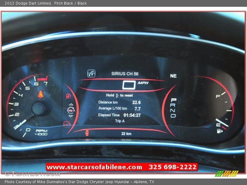 Pitch Black / Black 2013 Dodge Dart Limited