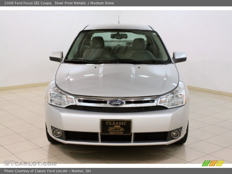 Silver Frost Metallic / Medium Stone 2008 Ford Focus SES Coupe