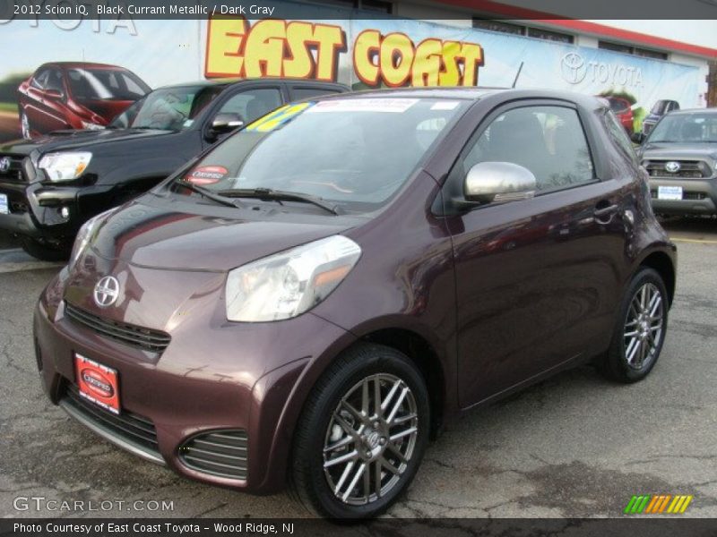 Black Currant Metallic / Dark Gray 2012 Scion iQ