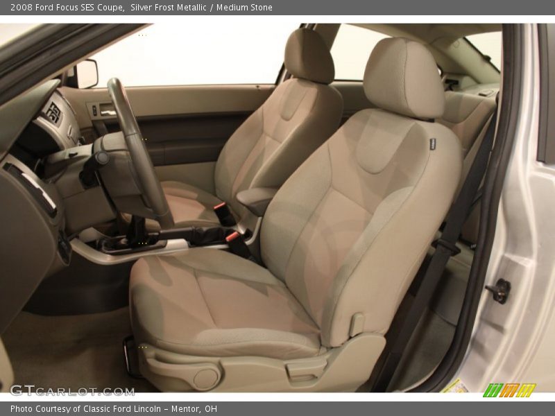 Silver Frost Metallic / Medium Stone 2008 Ford Focus SES Coupe