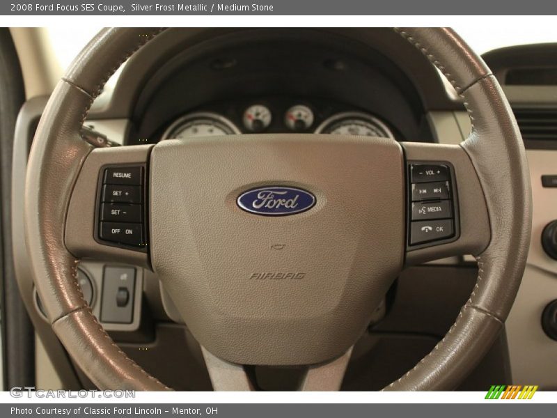 Silver Frost Metallic / Medium Stone 2008 Ford Focus SES Coupe