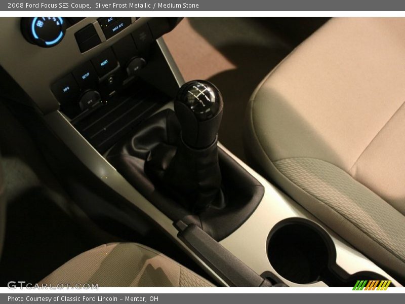 Silver Frost Metallic / Medium Stone 2008 Ford Focus SES Coupe