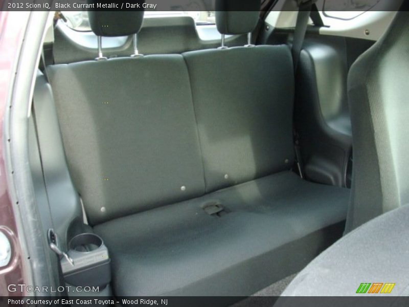 Rear Seat of 2012 iQ 