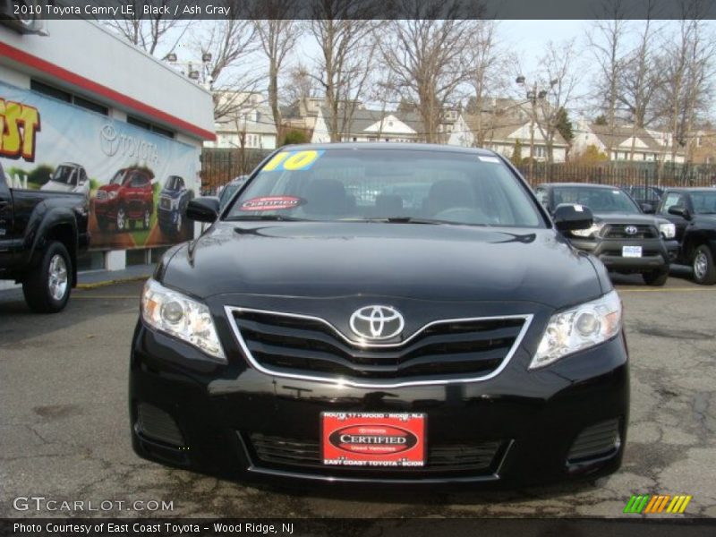 Black / Ash Gray 2010 Toyota Camry LE