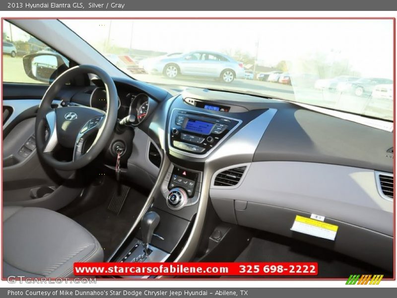 Silver / Gray 2013 Hyundai Elantra GLS