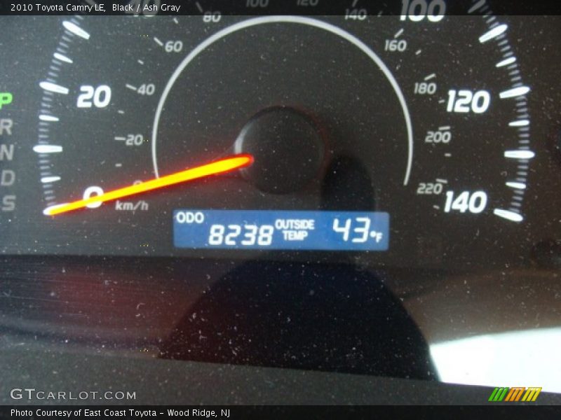 Black / Ash Gray 2010 Toyota Camry LE