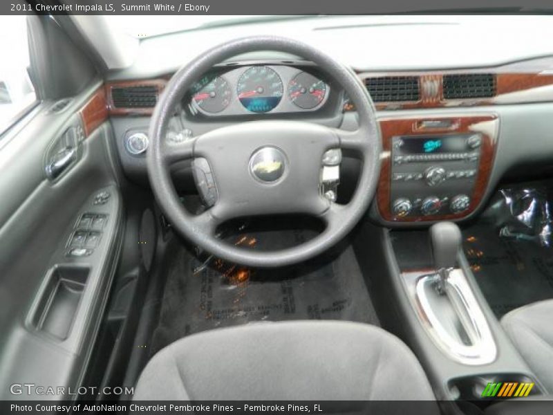 Summit White / Ebony 2011 Chevrolet Impala LS