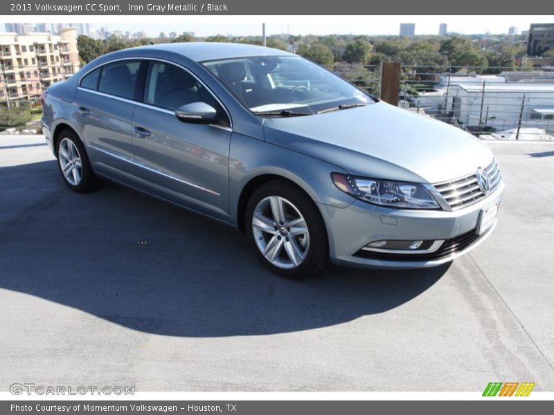Iron Gray Metallic / Black 2013 Volkswagen CC Sport