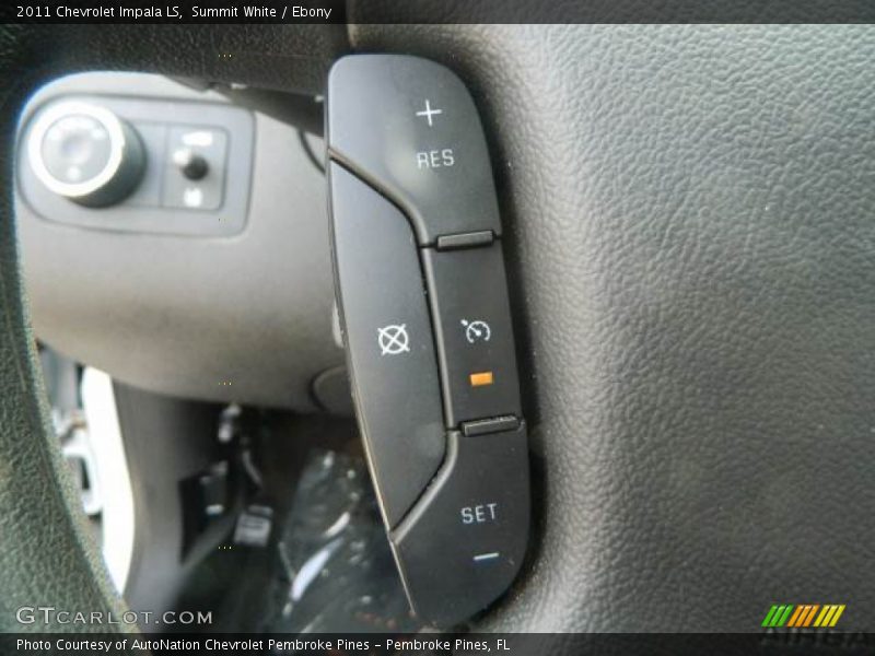 Summit White / Ebony 2011 Chevrolet Impala LS