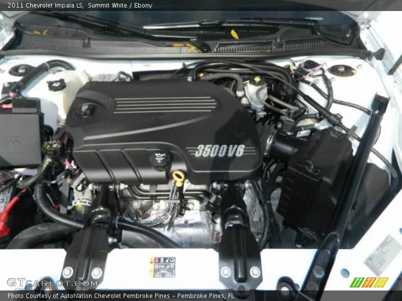 Summit White / Ebony 2011 Chevrolet Impala LS