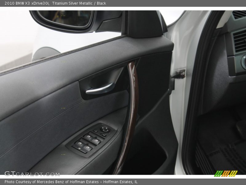 Titanium Silver Metallic / Black 2010 BMW X3 xDrive30i