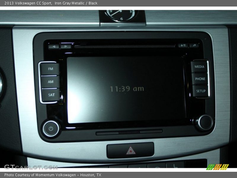 Iron Gray Metallic / Black 2013 Volkswagen CC Sport
