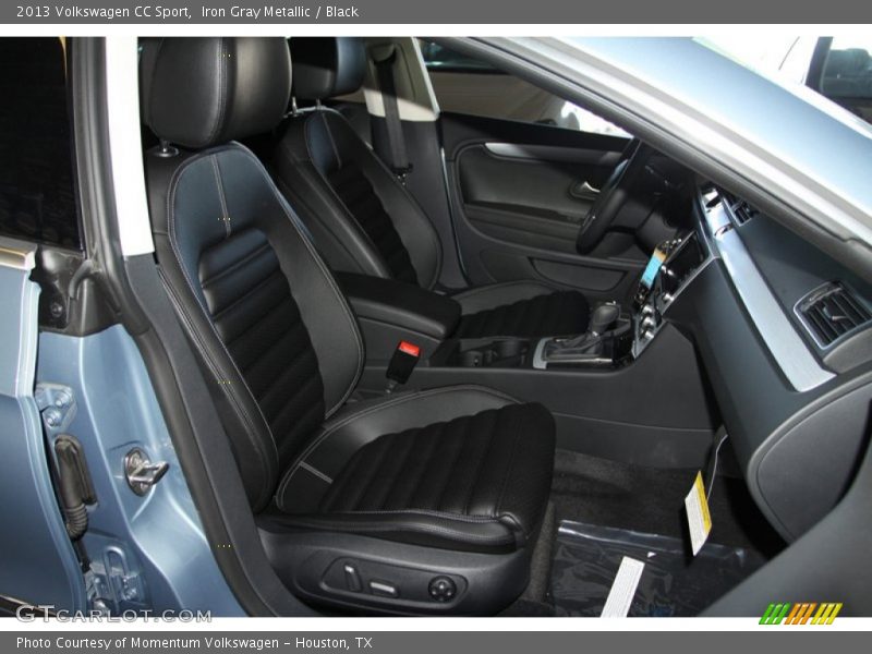 Iron Gray Metallic / Black 2013 Volkswagen CC Sport
