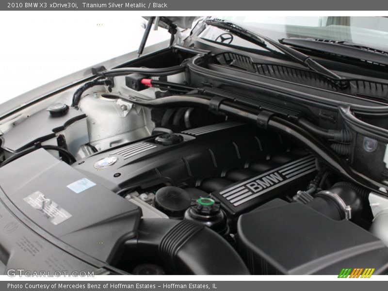 Titanium Silver Metallic / Black 2010 BMW X3 xDrive30i
