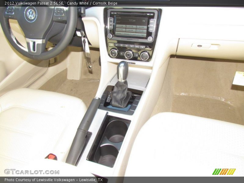 Candy White / Cornsilk Beige 2012 Volkswagen Passat 2.5L SE
