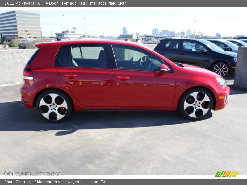 Tornado Red / Interlagos Plaid Cloth 2012 Volkswagen GTI 4 Door