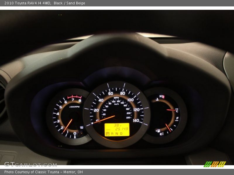 Black / Sand Beige 2010 Toyota RAV4 I4 4WD
