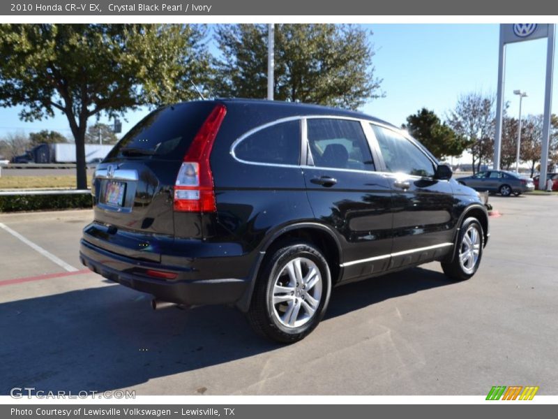 Crystal Black Pearl / Ivory 2010 Honda CR-V EX