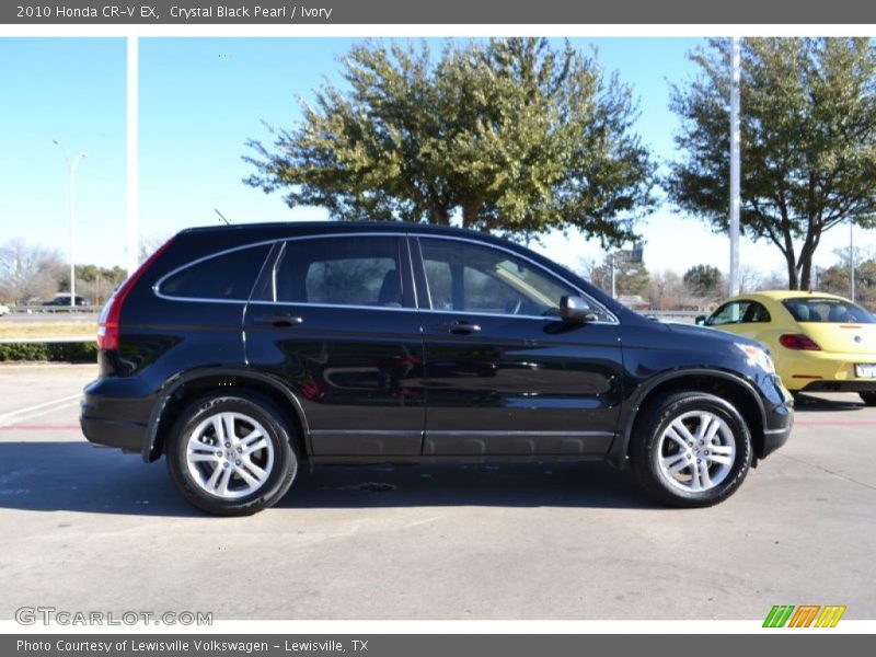 Crystal Black Pearl / Ivory 2010 Honda CR-V EX