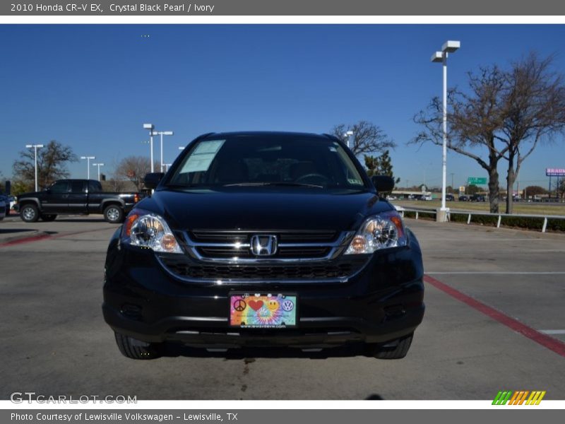 Crystal Black Pearl / Ivory 2010 Honda CR-V EX