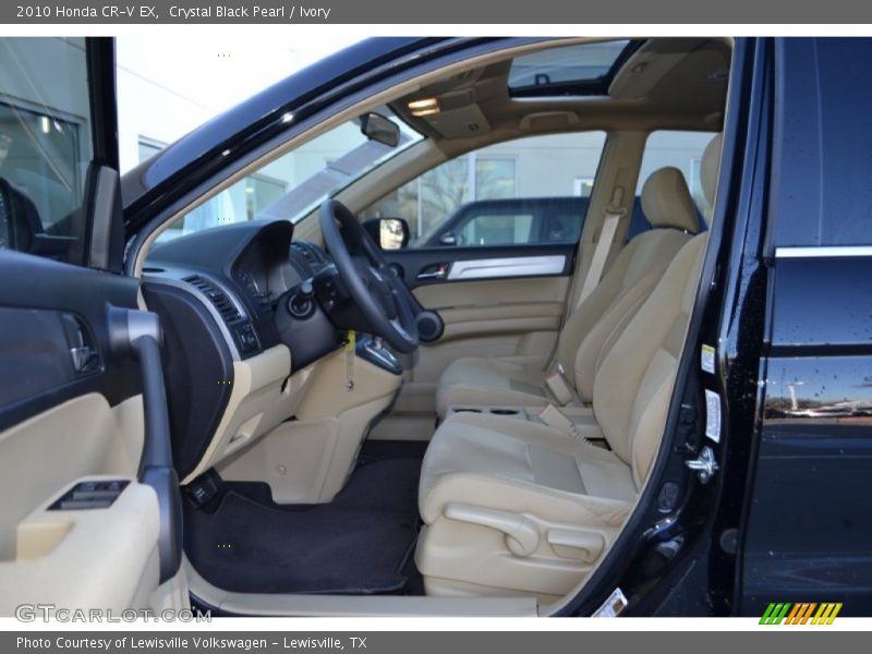 Crystal Black Pearl / Ivory 2010 Honda CR-V EX