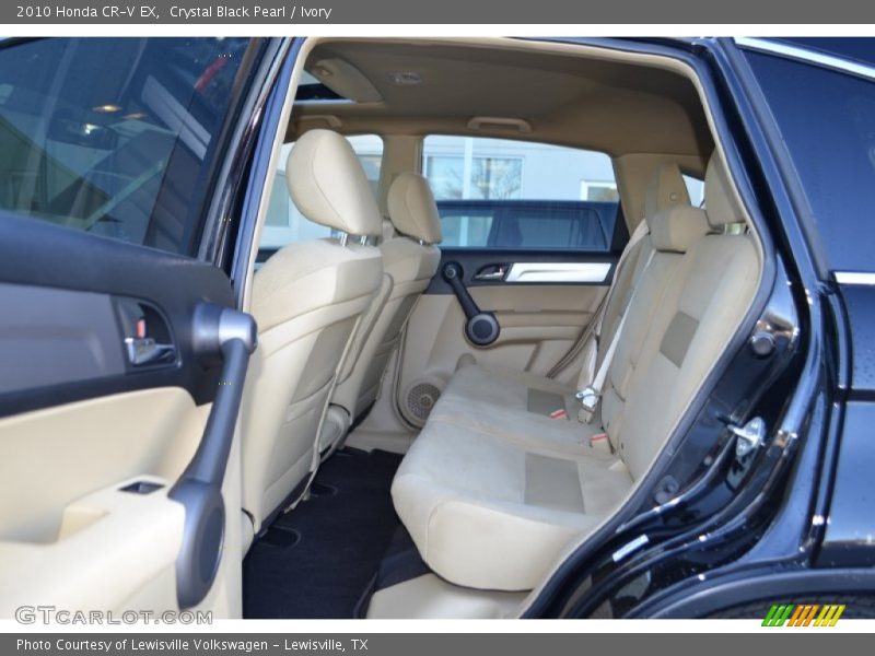 Crystal Black Pearl / Ivory 2010 Honda CR-V EX
