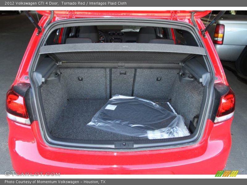 Tornado Red / Interlagos Plaid Cloth 2012 Volkswagen GTI 4 Door