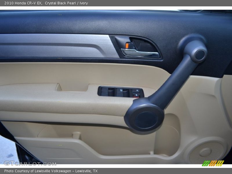 Crystal Black Pearl / Ivory 2010 Honda CR-V EX