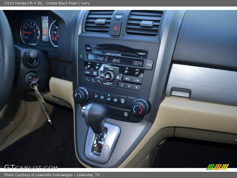 Crystal Black Pearl / Ivory 2010 Honda CR-V EX