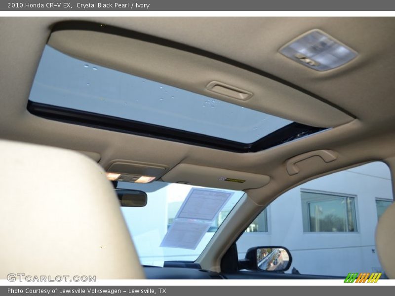 Crystal Black Pearl / Ivory 2010 Honda CR-V EX