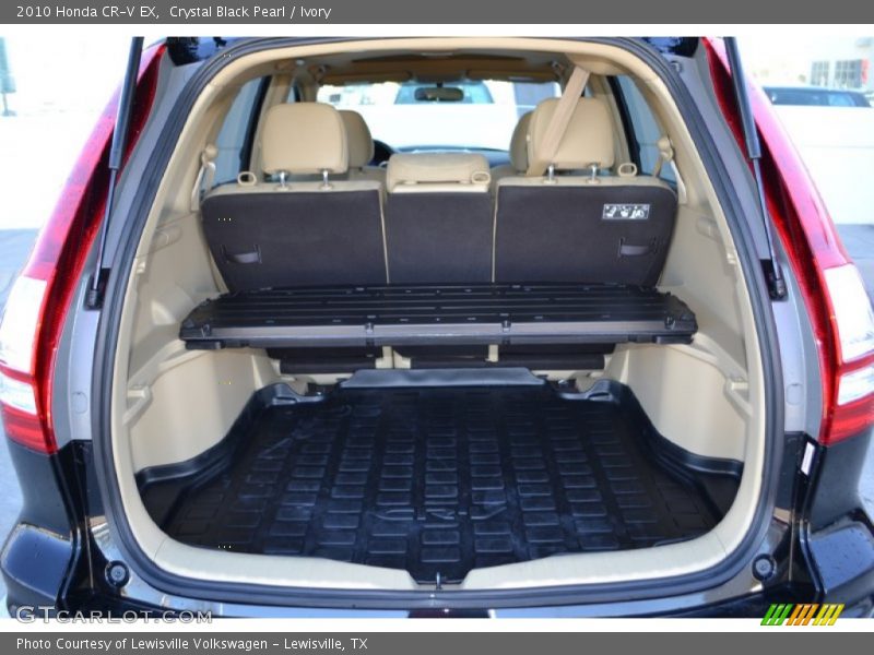 Crystal Black Pearl / Ivory 2010 Honda CR-V EX