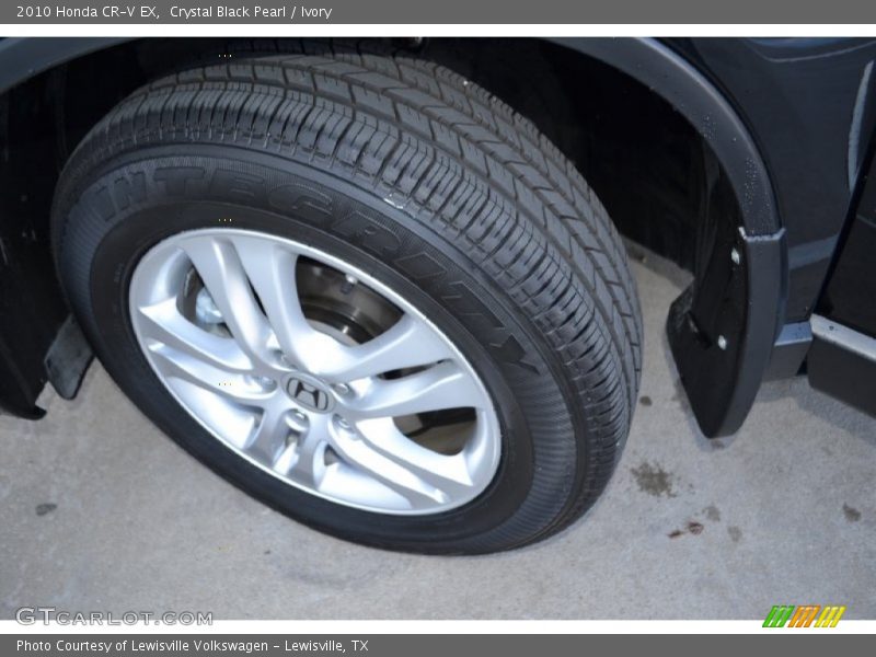 Crystal Black Pearl / Ivory 2010 Honda CR-V EX