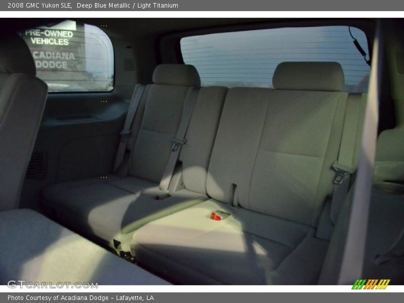 Deep Blue Metallic / Light Titanium 2008 GMC Yukon SLE