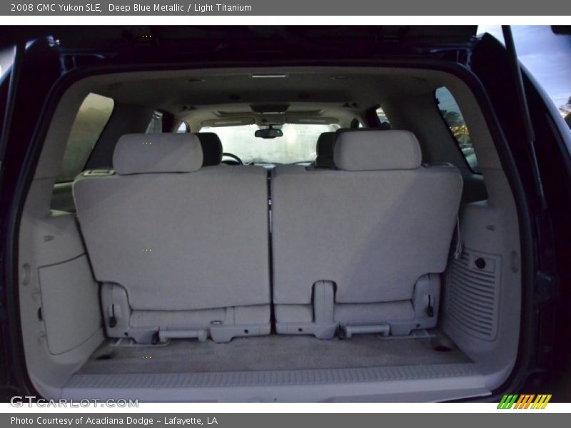 Deep Blue Metallic / Light Titanium 2008 GMC Yukon SLE