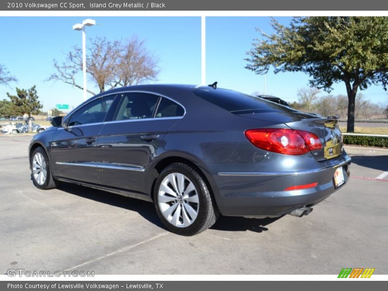 Island Grey Metallic / Black 2010 Volkswagen CC Sport