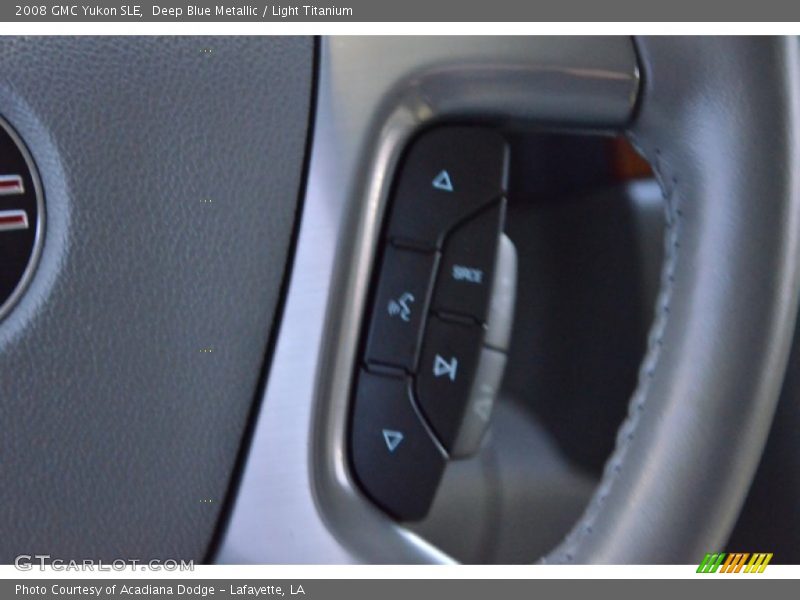 Deep Blue Metallic / Light Titanium 2008 GMC Yukon SLE
