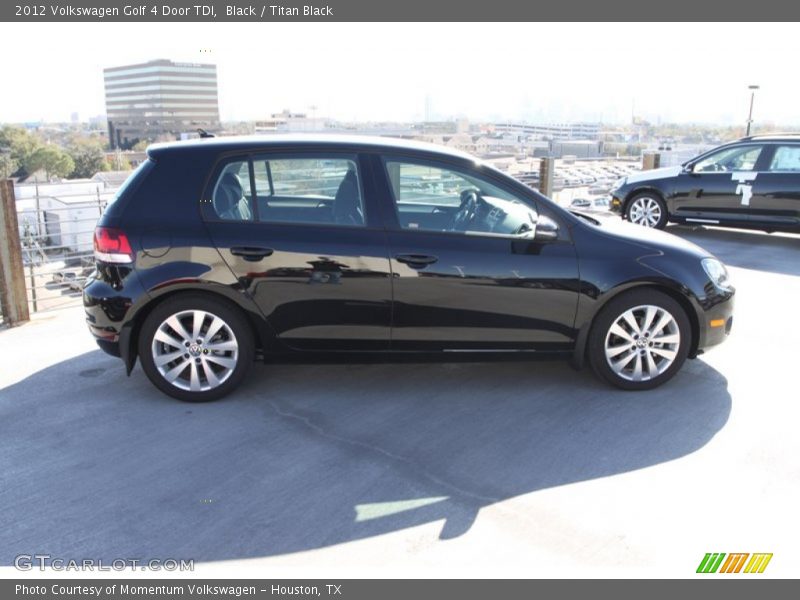 Black / Titan Black 2012 Volkswagen Golf 4 Door TDI