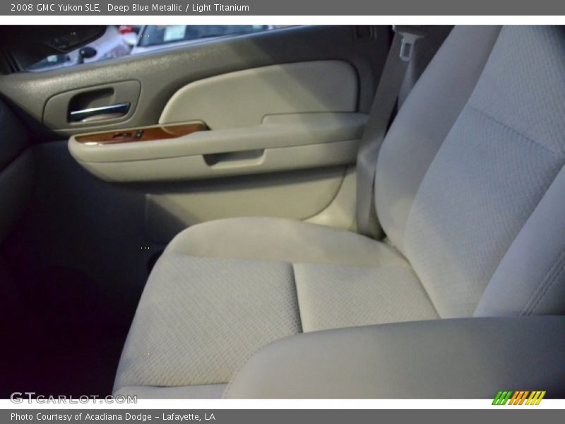 Deep Blue Metallic / Light Titanium 2008 GMC Yukon SLE