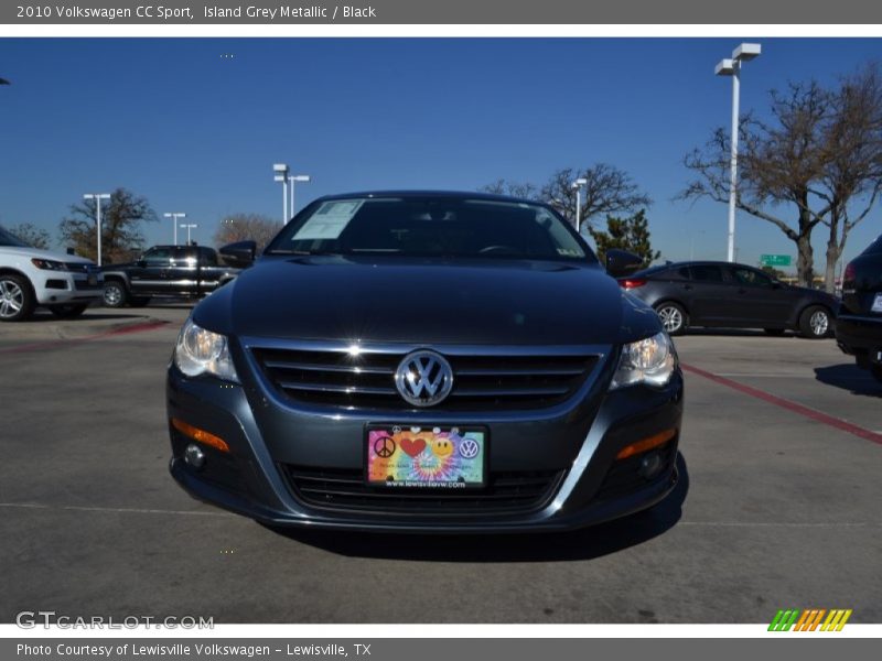 Island Grey Metallic / Black 2010 Volkswagen CC Sport