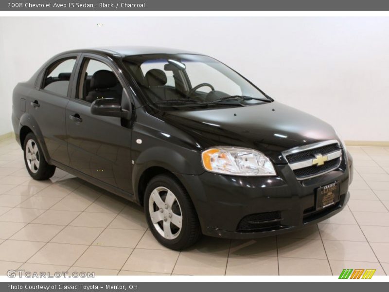 Black / Charcoal 2008 Chevrolet Aveo LS Sedan