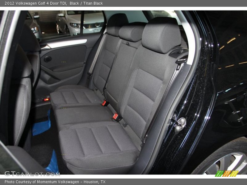 Black / Titan Black 2012 Volkswagen Golf 4 Door TDI
