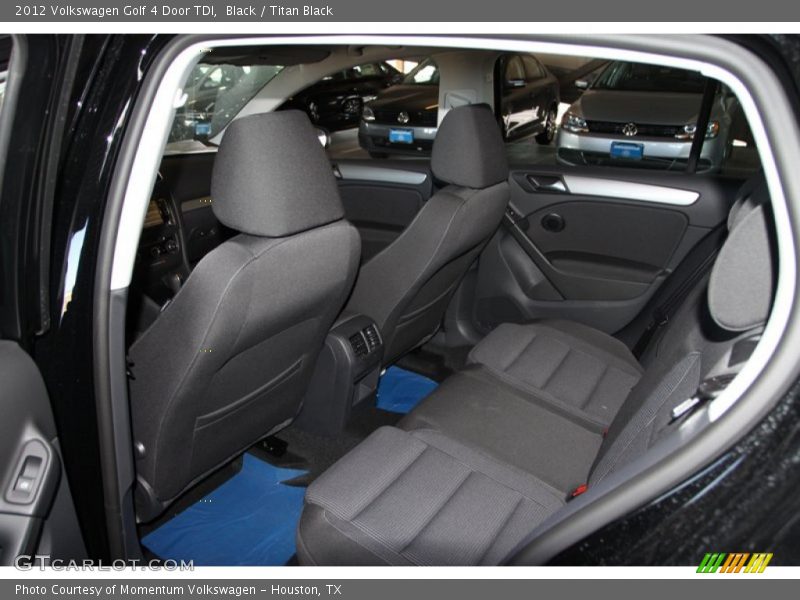 Black / Titan Black 2012 Volkswagen Golf 4 Door TDI